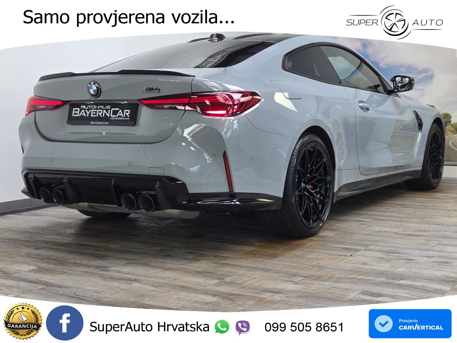 BMW M4 Competition 3.0 (530 KS) xDrive Steptronic LED+GR SJED+ACC