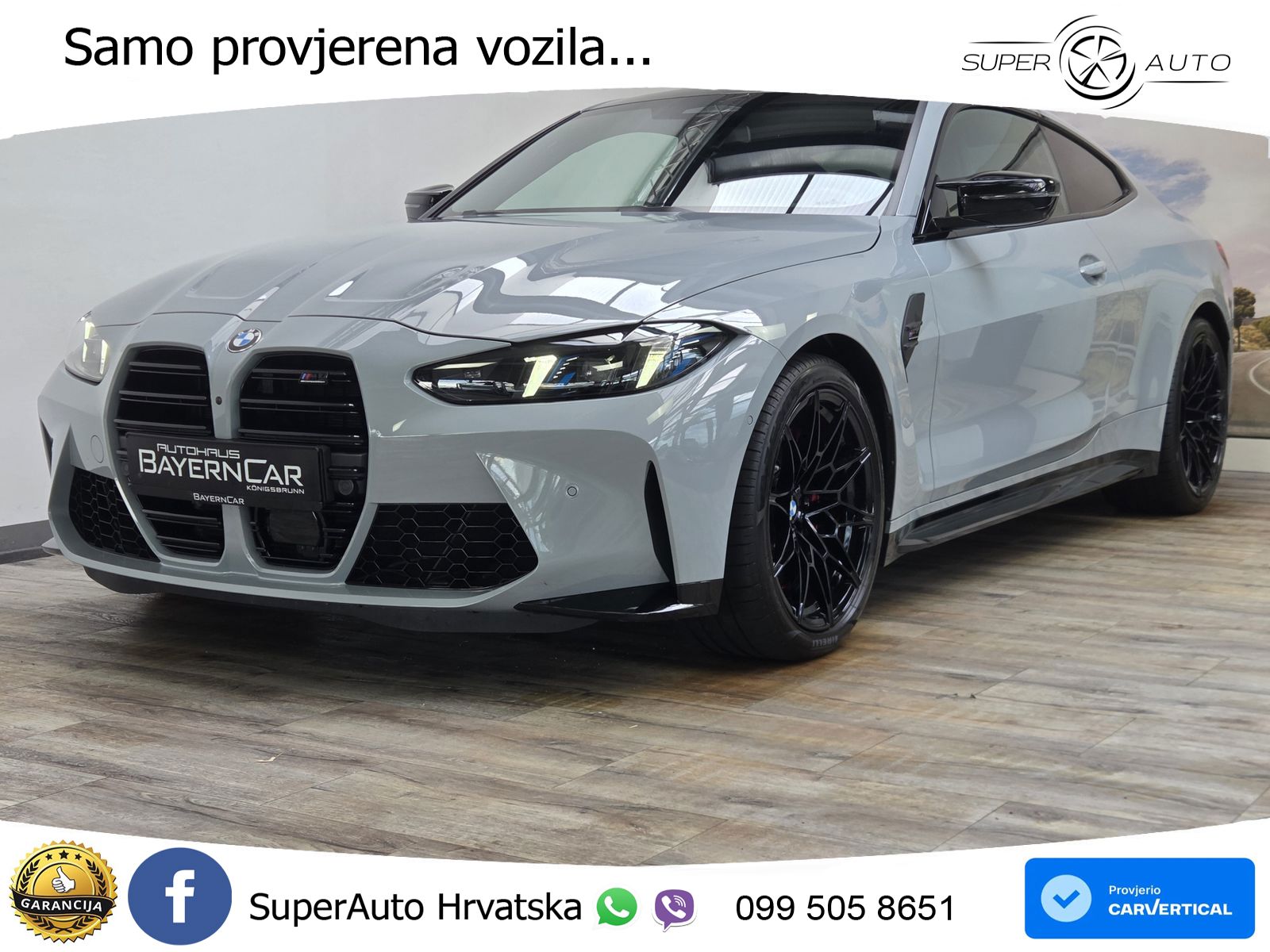 BMW M4 Competition 3.0 (530 KS) xDrive Steptronic LED+GR SJED+ACC
