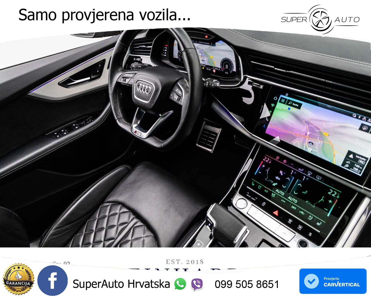 Audi Q8 50 TDI V6 (286 KS) quattro Tiptronic 2x S line LED+GR SJED+ACC