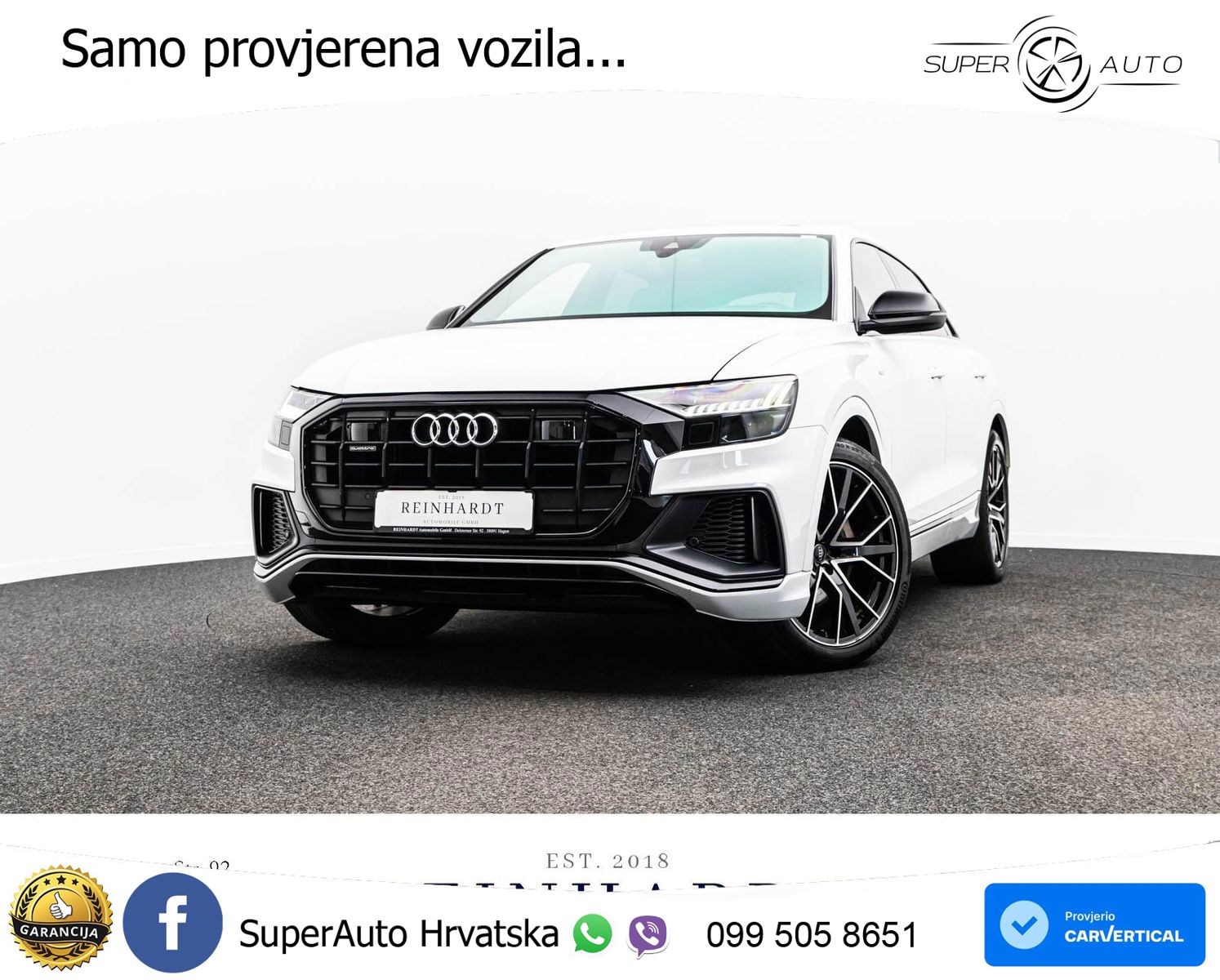 Audi Q8 50 TDI V6 (286 KS) quattro Tiptronic 2x S line LED+GR SJED+ACC