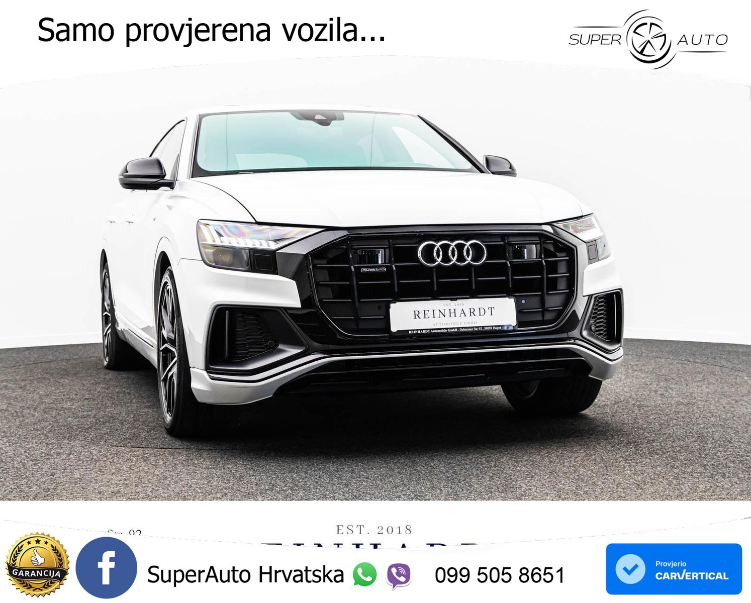 Audi Q8 50 TDI V6 (286 KS) quattro Tiptronic 2x S line LED+GR SJED+ACC