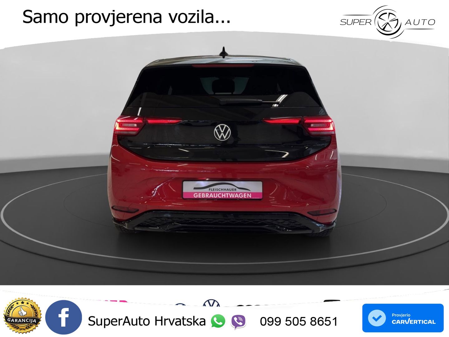 Volkswagen ID.3 GTX 84 kWh (286 KS) LED+GR SJED+ACC