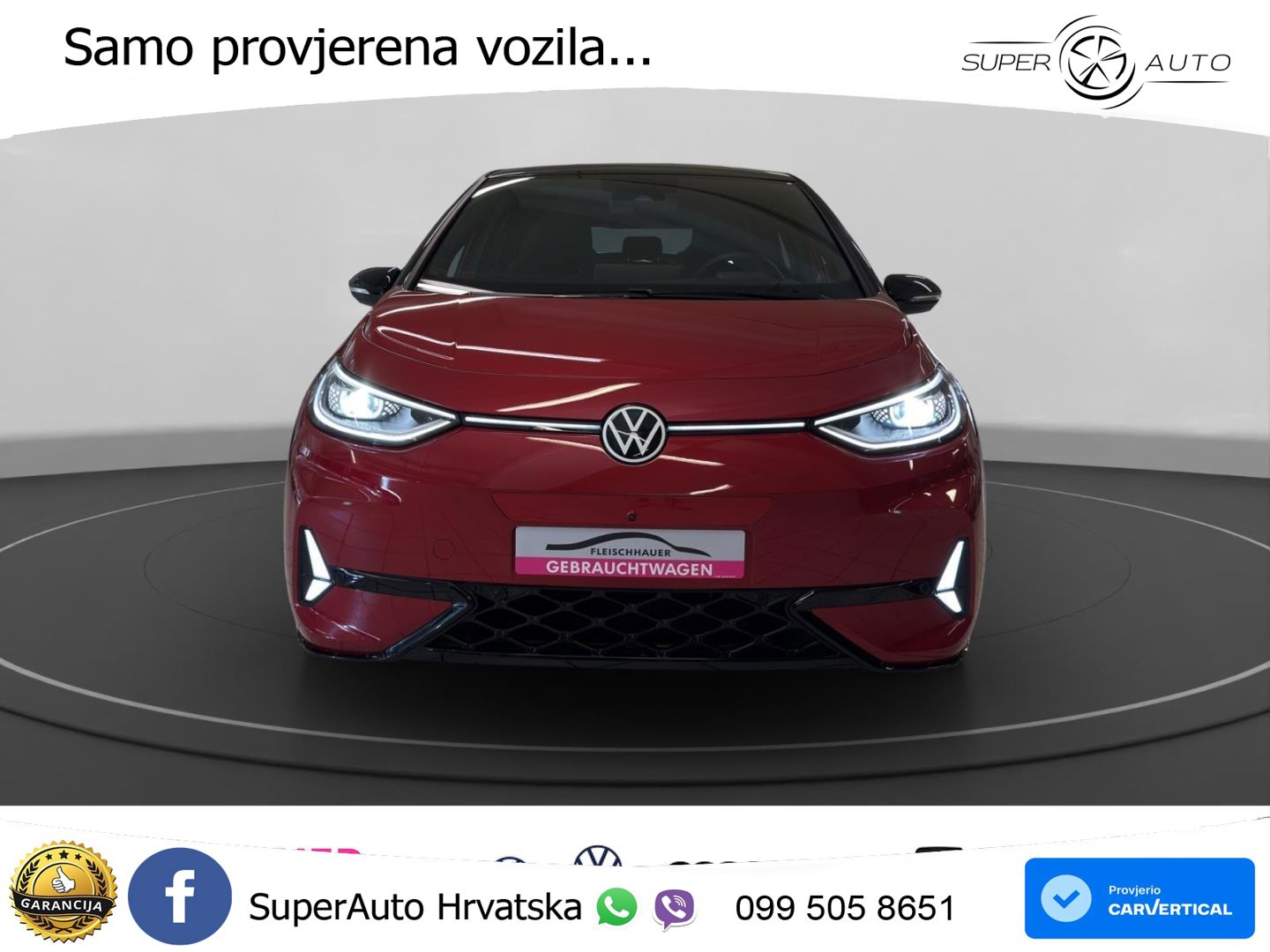 Volkswagen ID.3 GTX 84 kWh (286 KS) LED+GR SJED+ACC