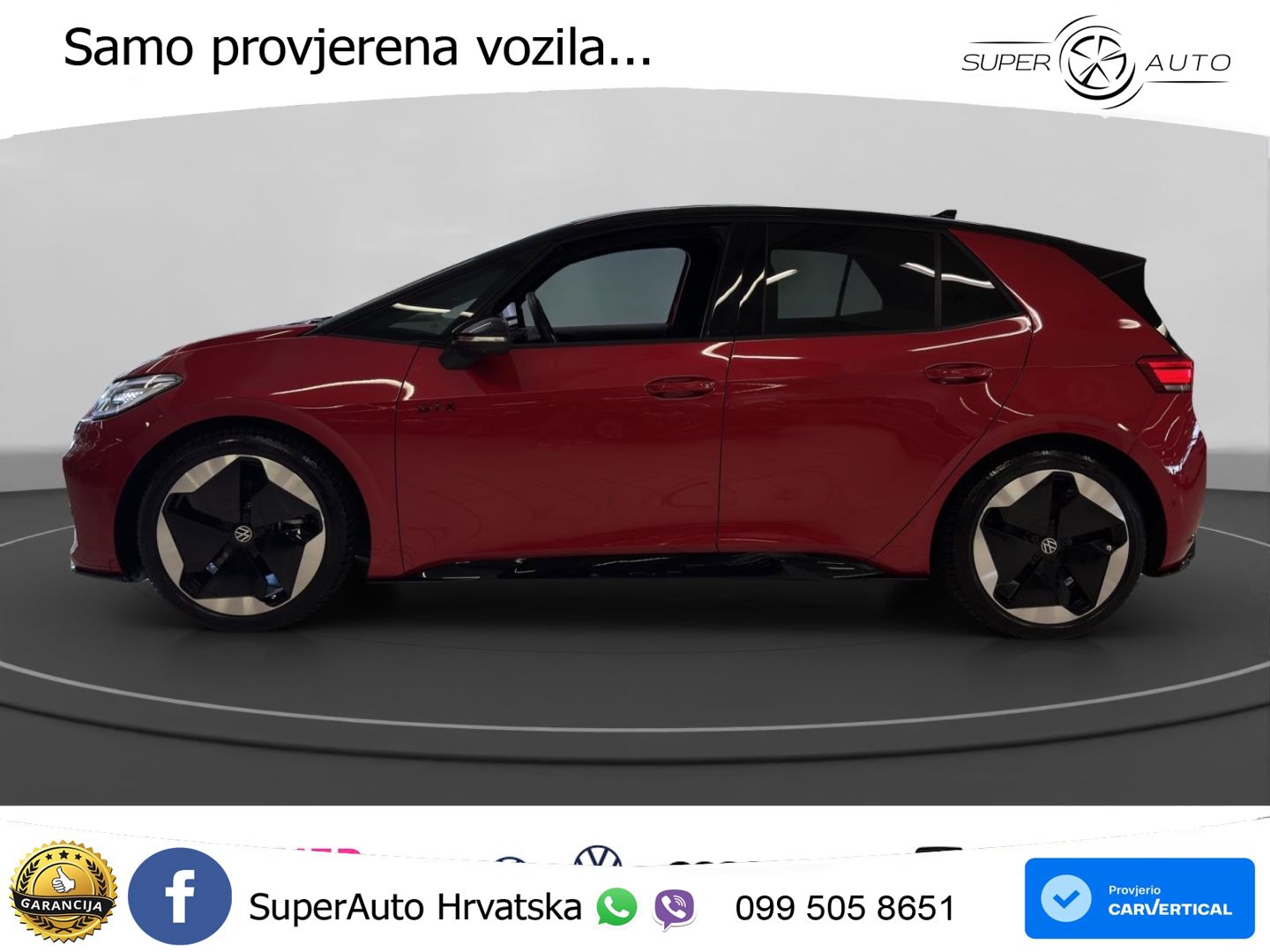 Volkswagen ID.3 GTX 84 kWh (286 KS) LED+GR SJED+ACC