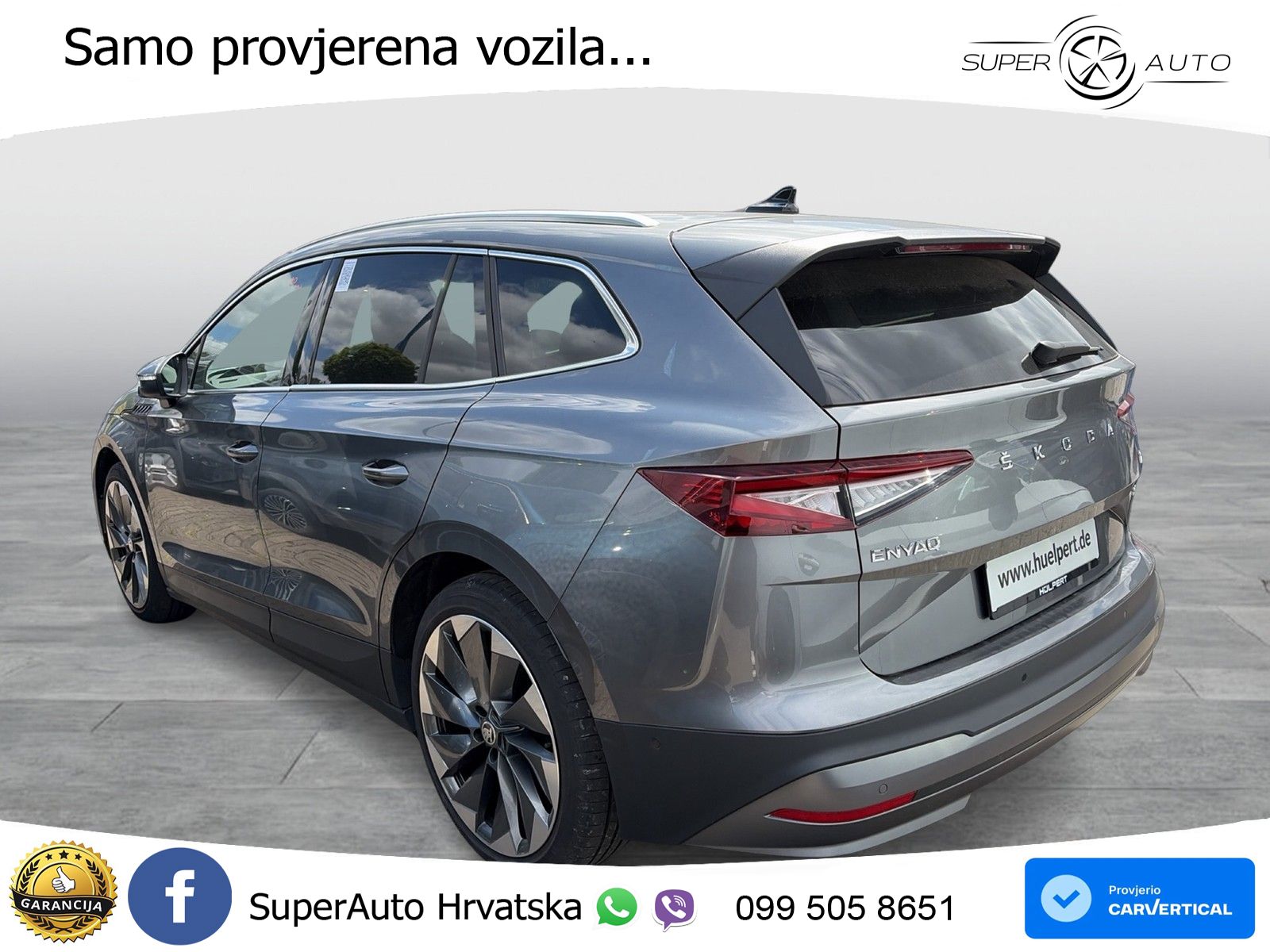 Škoda Enyaq iV 80x 82 kWh (265 KS) AWD Suite LED+GR SJED+ACC