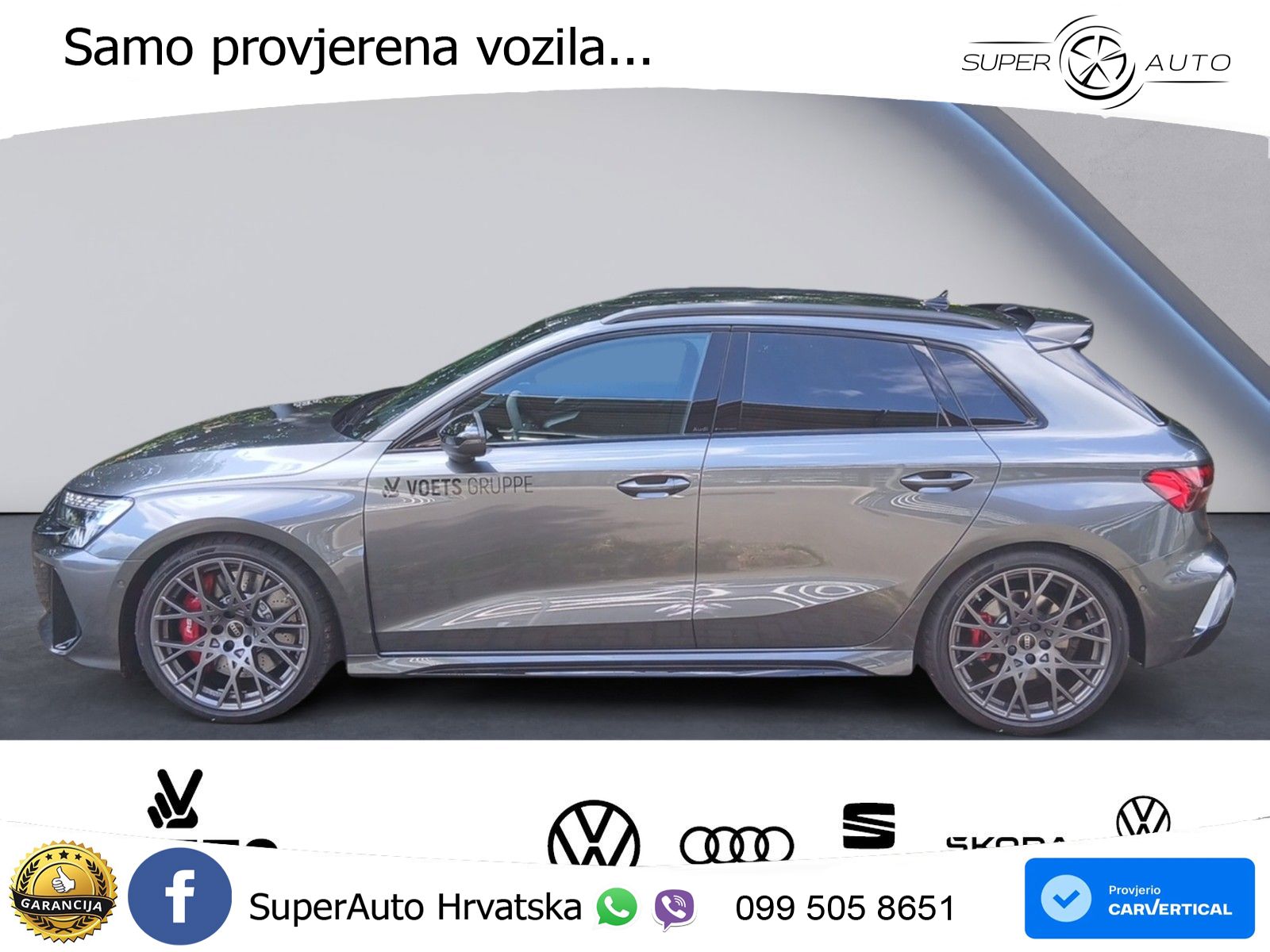 Audi RS3 Sedan 2.5 TFSI (400 KS) quattro S tronic LED+GR SJED+ACC
