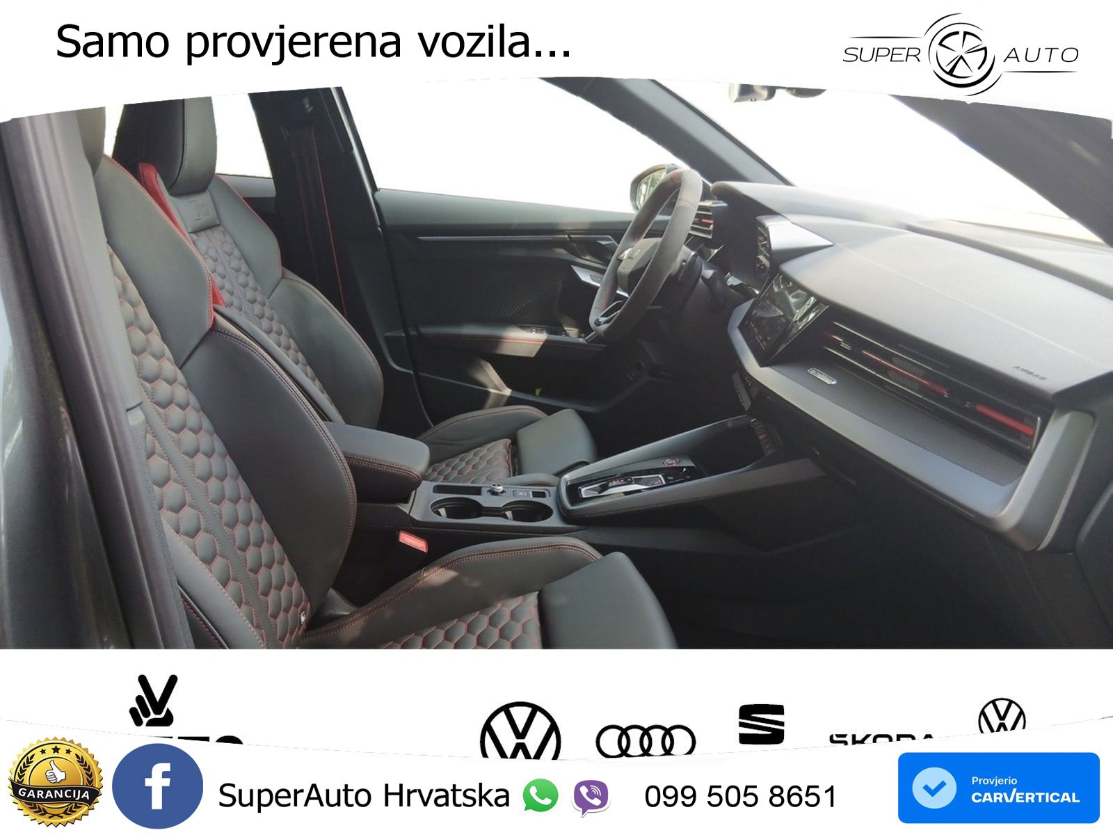 Audi RS3 Sedan 2.5 TFSI (400 KS) quattro S tronic LED+GR SJED+ACC
