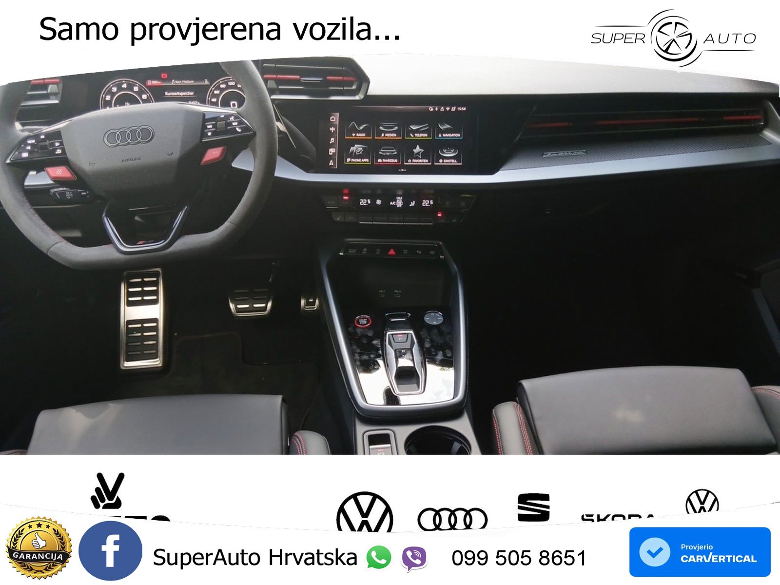Audi RS3 Sedan 2.5 TFSI (400 KS) quattro S tronic LED+GR SJED+ACC