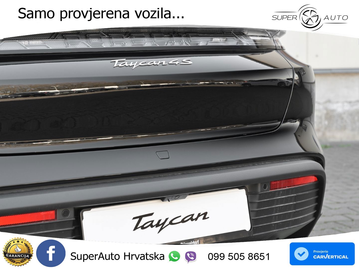 Porsche Taycan Sport Turismo 4S 105 kWh (598 KS)