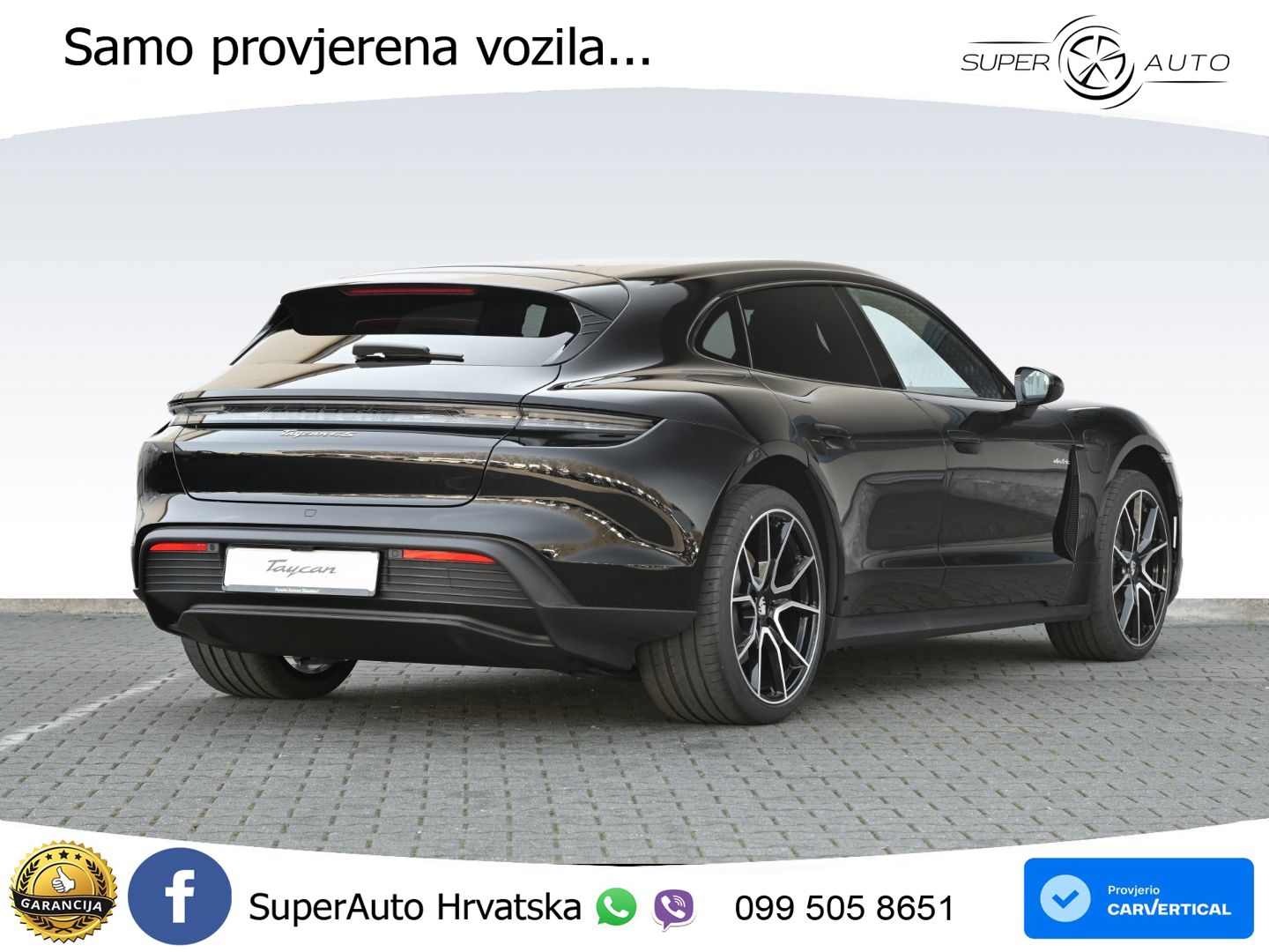 Porsche Taycan Sport Turismo 4S 105 kWh (598 KS)