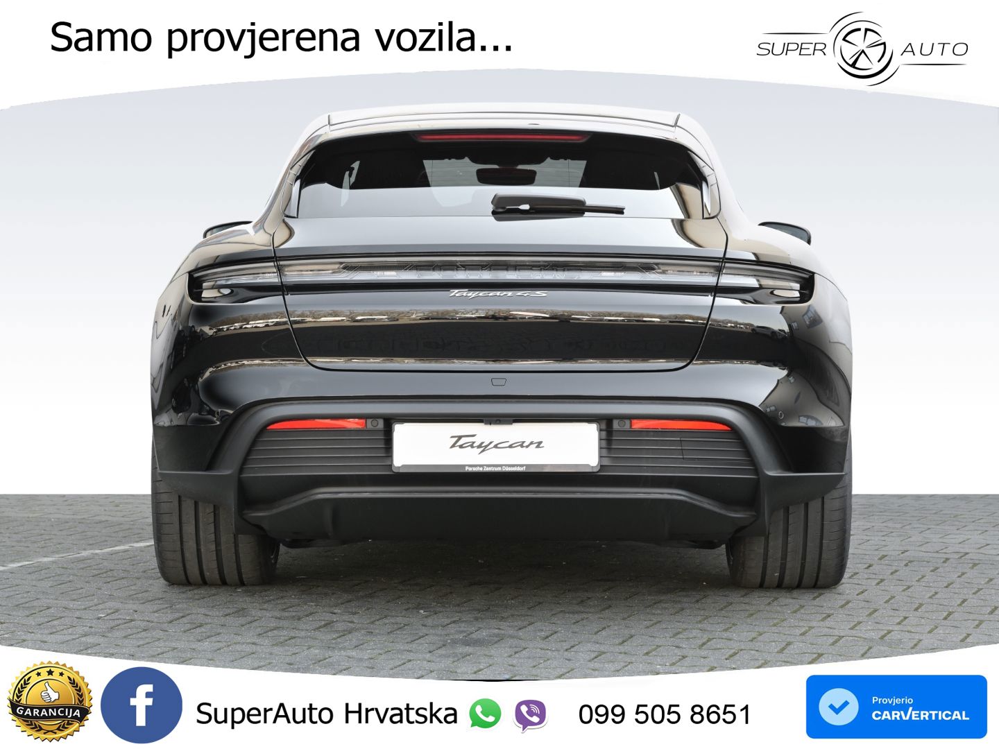 Porsche Taycan Sport Turismo 4S 105 kWh (598 KS)