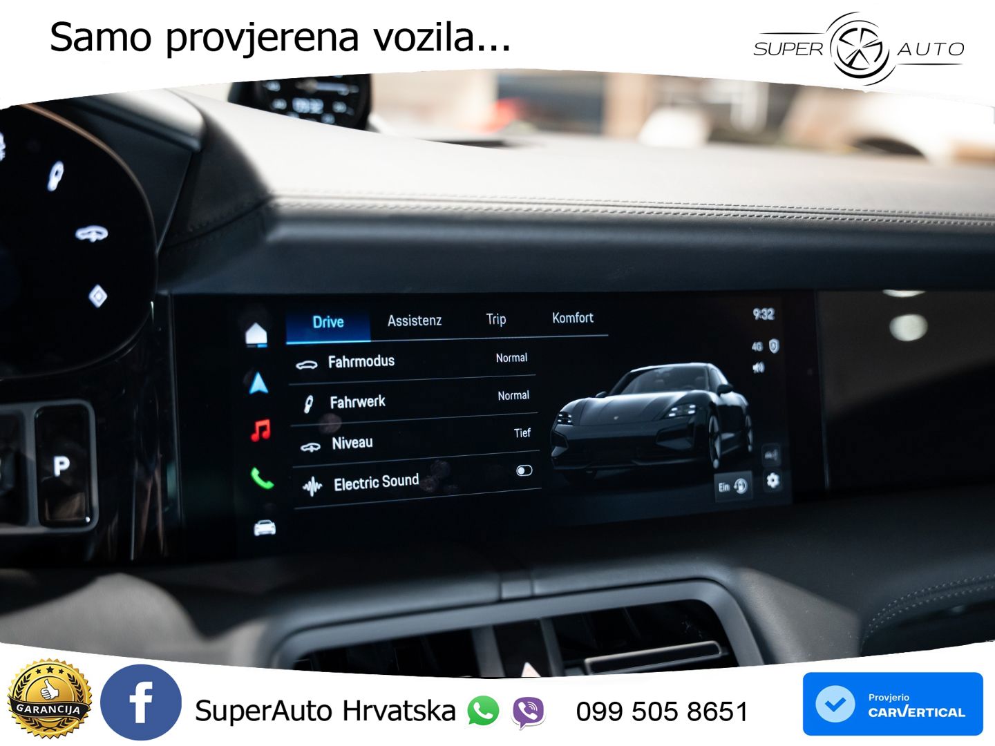 Porsche Taycan Sport Turismo 105 kWh (435 KS)