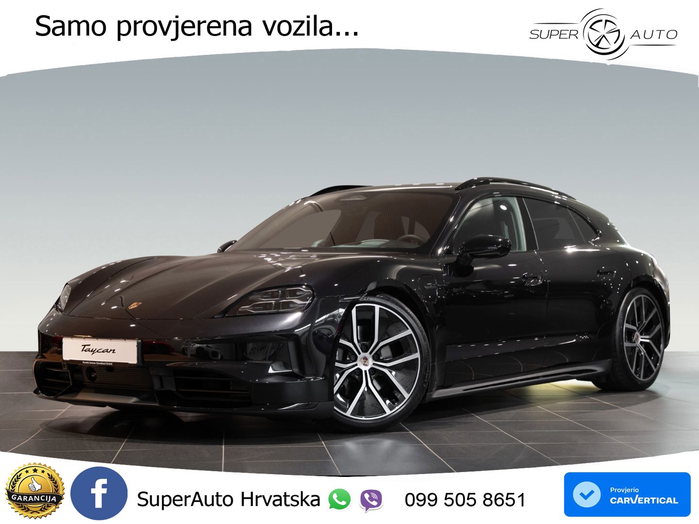 Porsche Taycan Sport Turismo 105 kWh (435 KS)