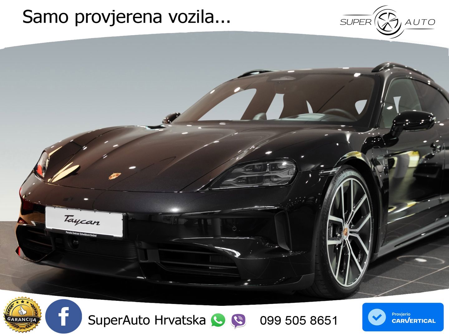 Porsche Taycan Sport Turismo 105 kWh (435 KS)