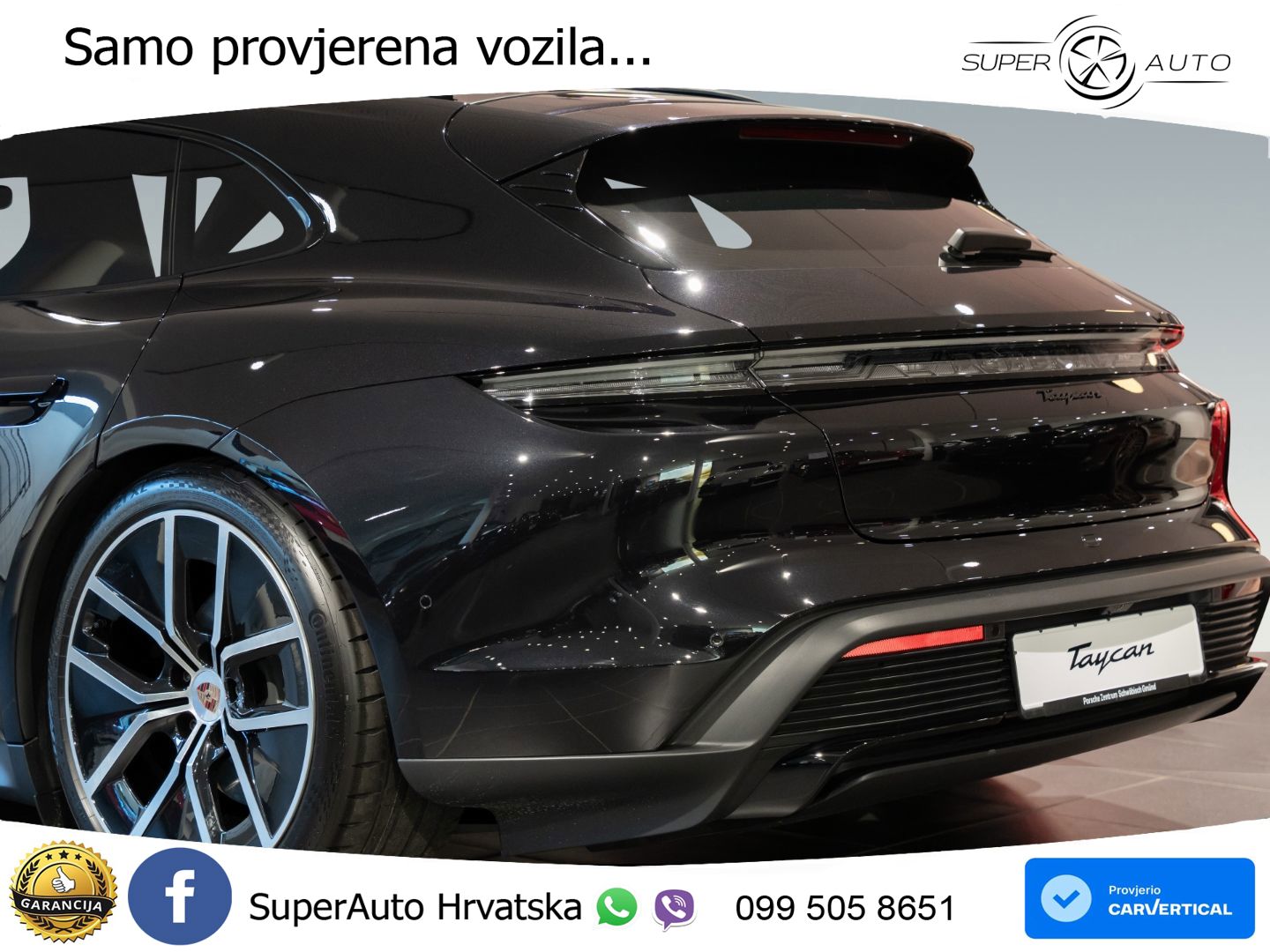 Porsche Taycan Sport Turismo 105 kWh (435 KS)