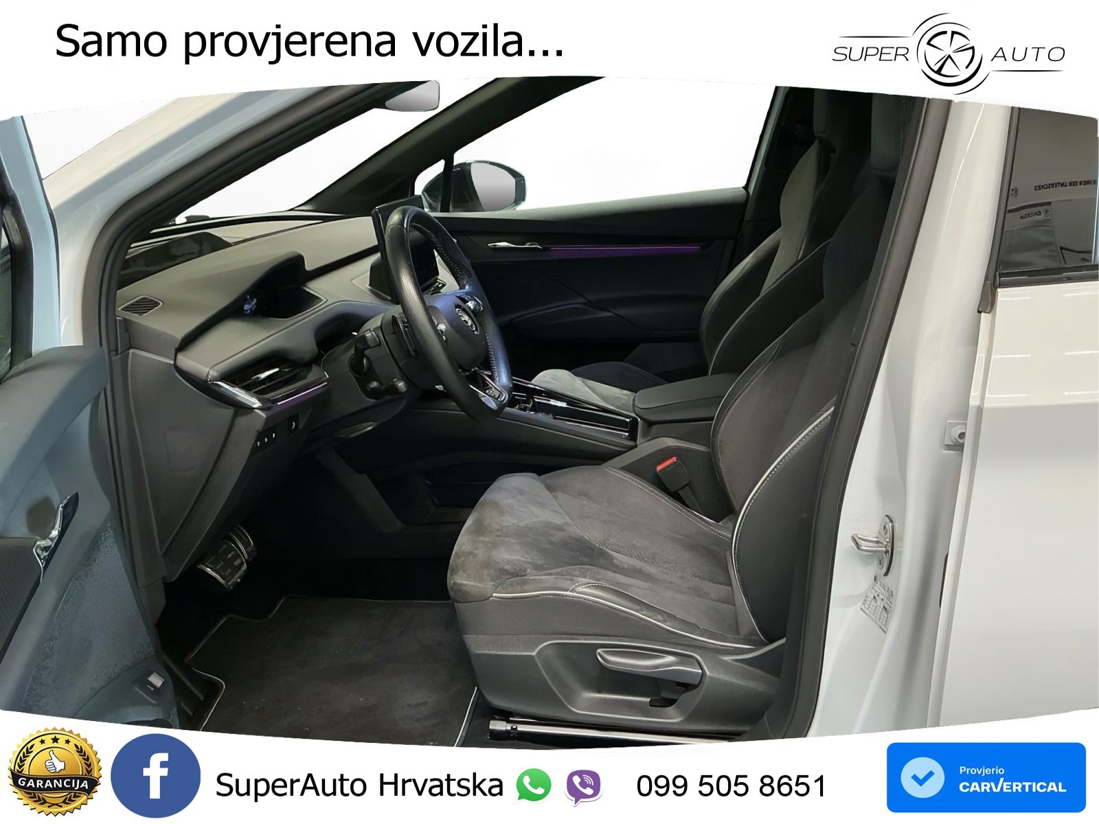Škoda Enyaq iV 80 82 kWh (204 KS) SportLine LED+GR SJED+ACC