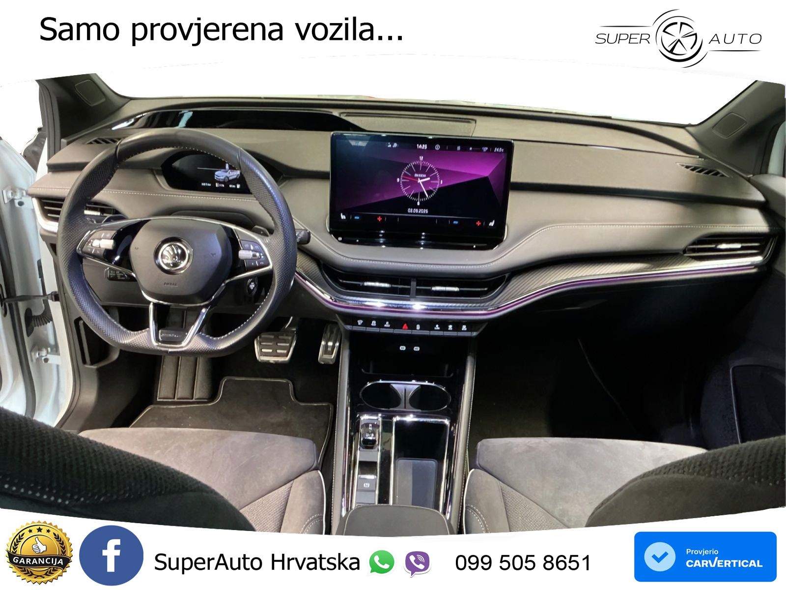 Škoda Enyaq iV 80 82 kWh (204 KS) SportLine LED+GR SJED+ACC