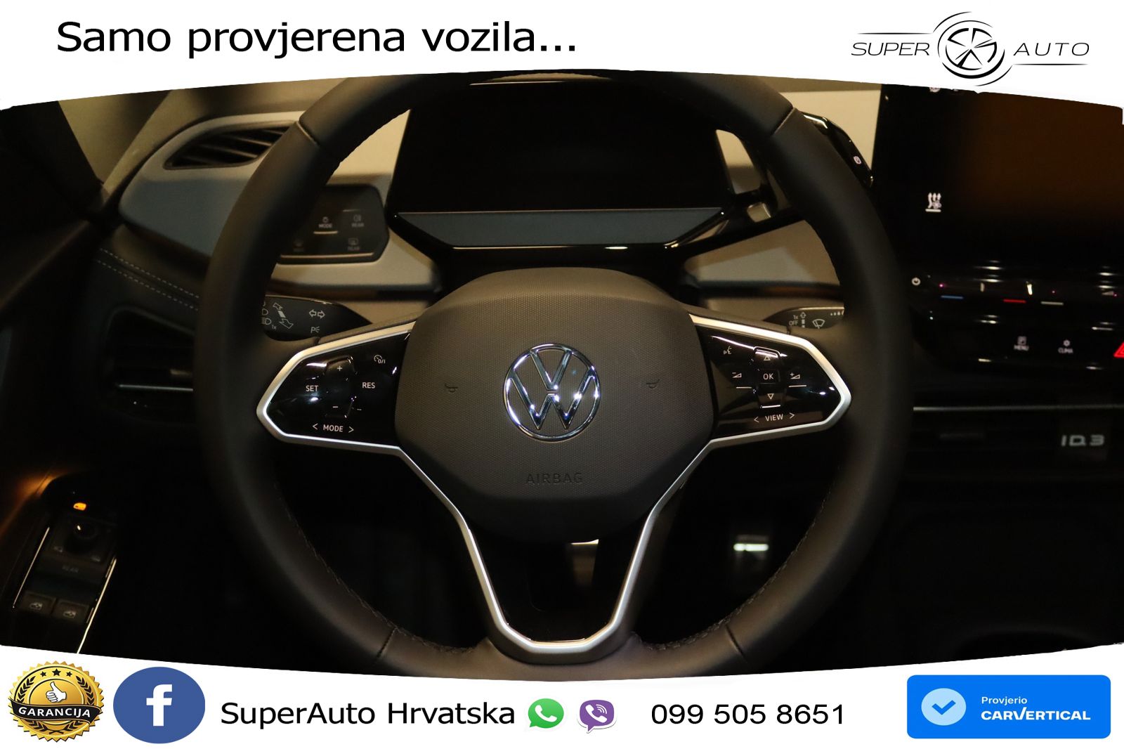 Volkswagen ID.3 Pro 62 kWh (204 KS) LED+GR SJED+ACC