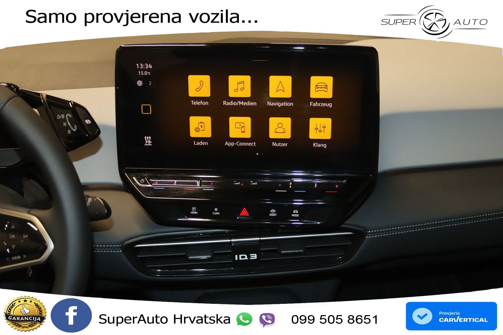 Volkswagen ID.3 Pro 62 kWh (204 KS) LED+GR SJED+ACC