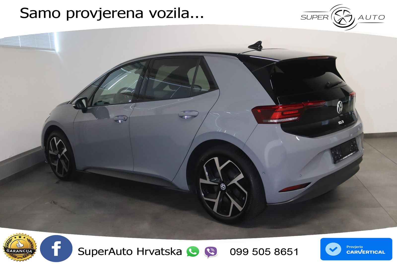 Volkswagen ID.3 Pro 62 kWh (204 KS) LED+GR SJED+ACC