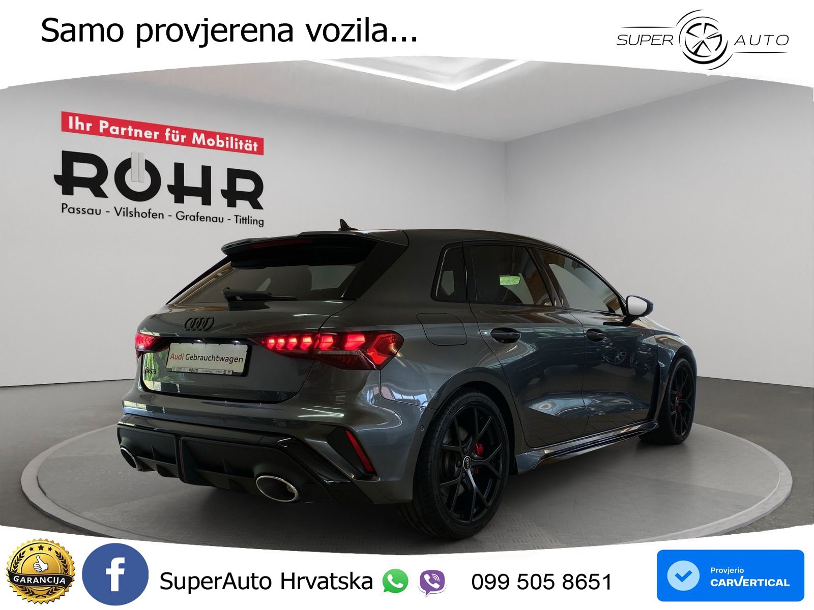 Audi RS3 Sedan 2.5 TFSI (400 KS) quattro S tronic LED+GR SJED+ACC