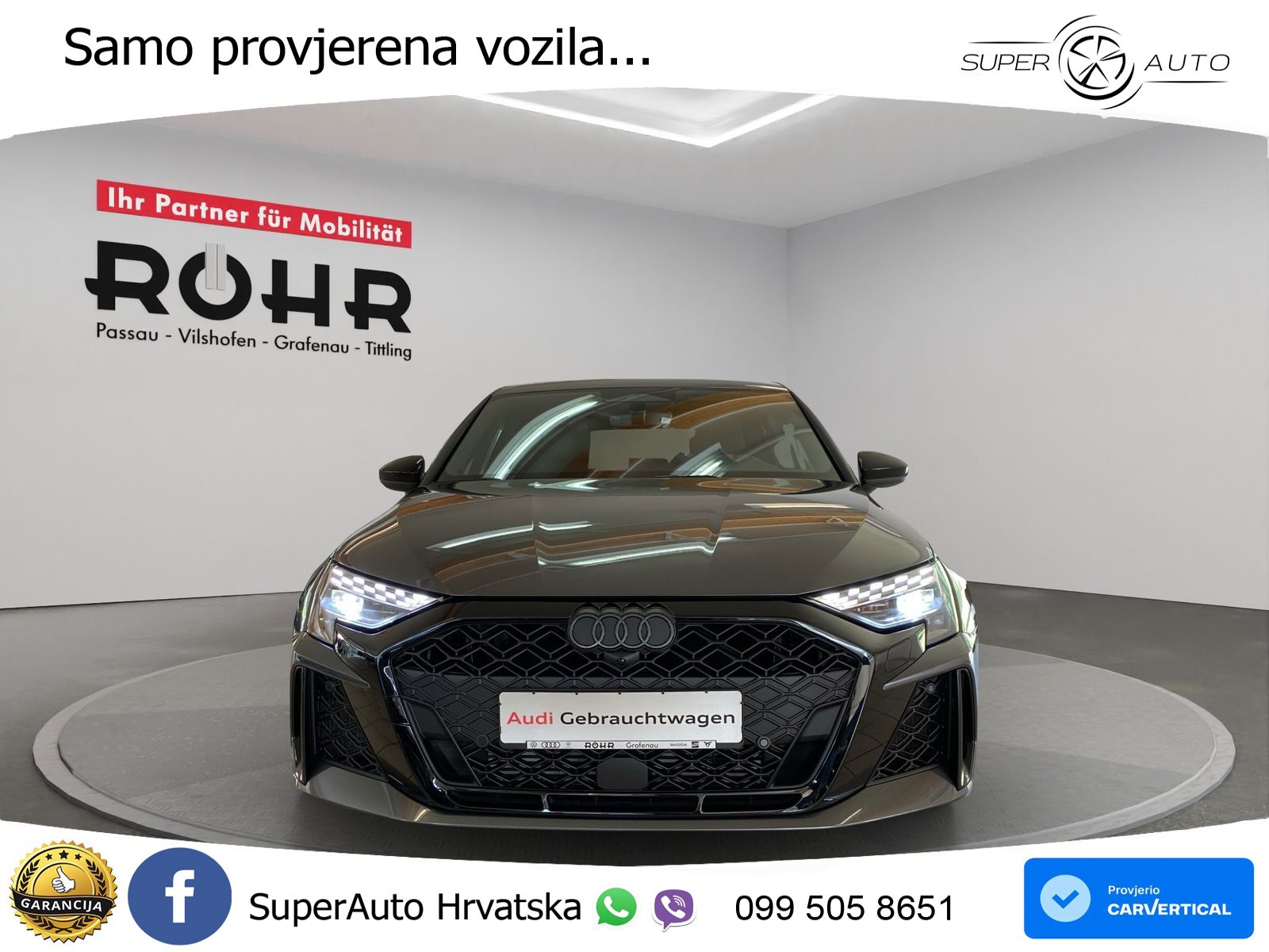 Audi RS3 Sedan 2.5 TFSI (400 KS) quattro S tronic LED+GR SJED+ACC