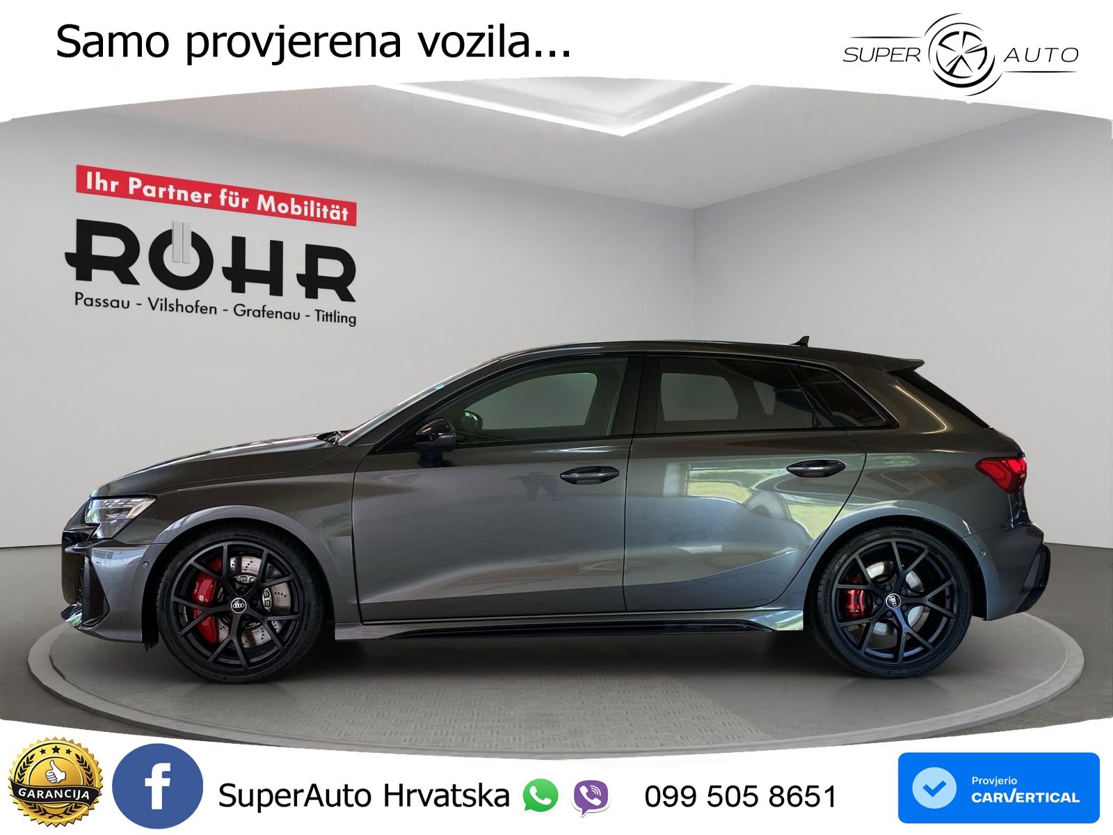 Audi RS3 Sedan 2.5 TFSI (400 KS) quattro S tronic LED+GR SJED+ACC