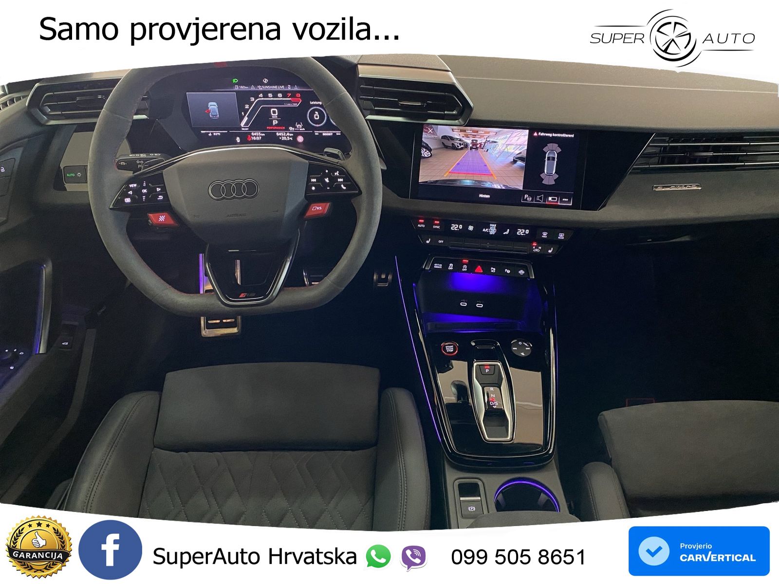 Audi RS3 Sedan 2.5 TFSI (400 KS) quattro S tronic LED+GR SJED+ACC
