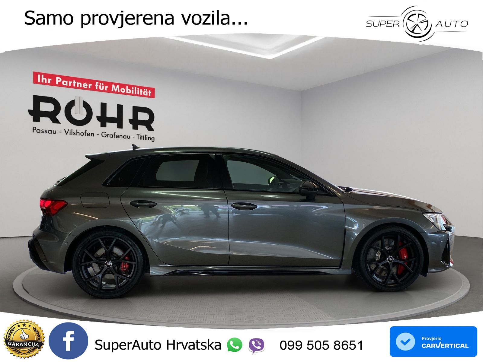 Audi RS3 Sedan 2.5 TFSI (400 KS) quattro S tronic LED+GR SJED+ACC