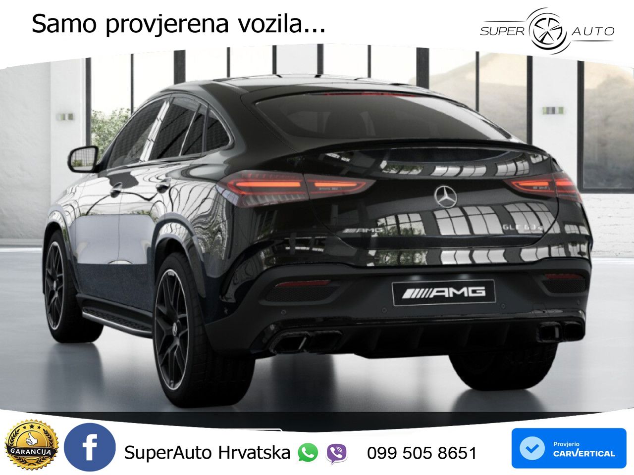 Mercedes AMG GLE 63 S V8 (612 KS) EQ Boost 4MATIC+ AMG SPEEDSHIFT TCT 9G LED+GR SJED+ACC