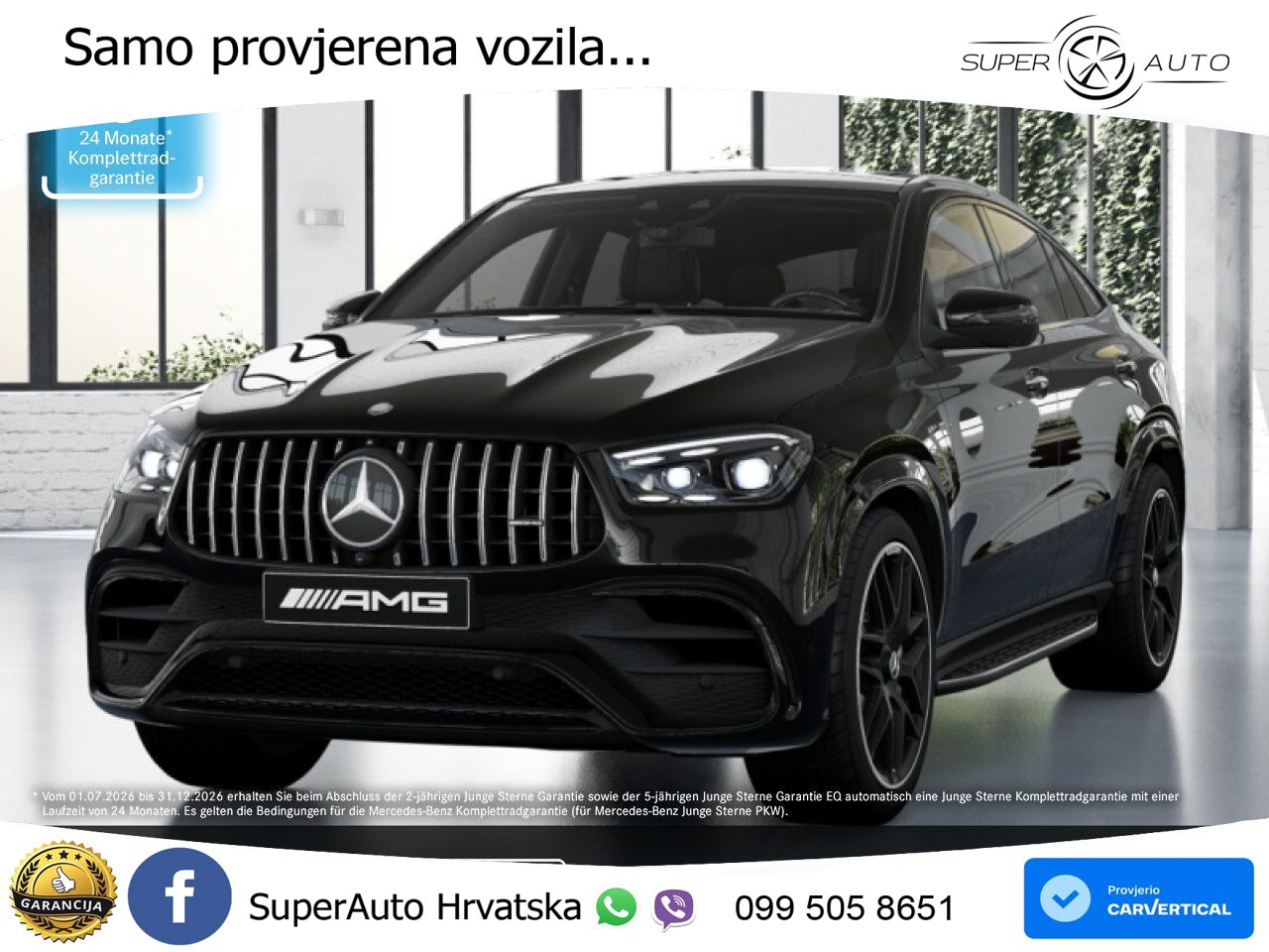 Mercedes AMG GLE 63 S V8 (612 KS) EQ Boost 4MATIC+ AMG SPEEDSHIFT TCT 9G LED+GR SJED+ACC