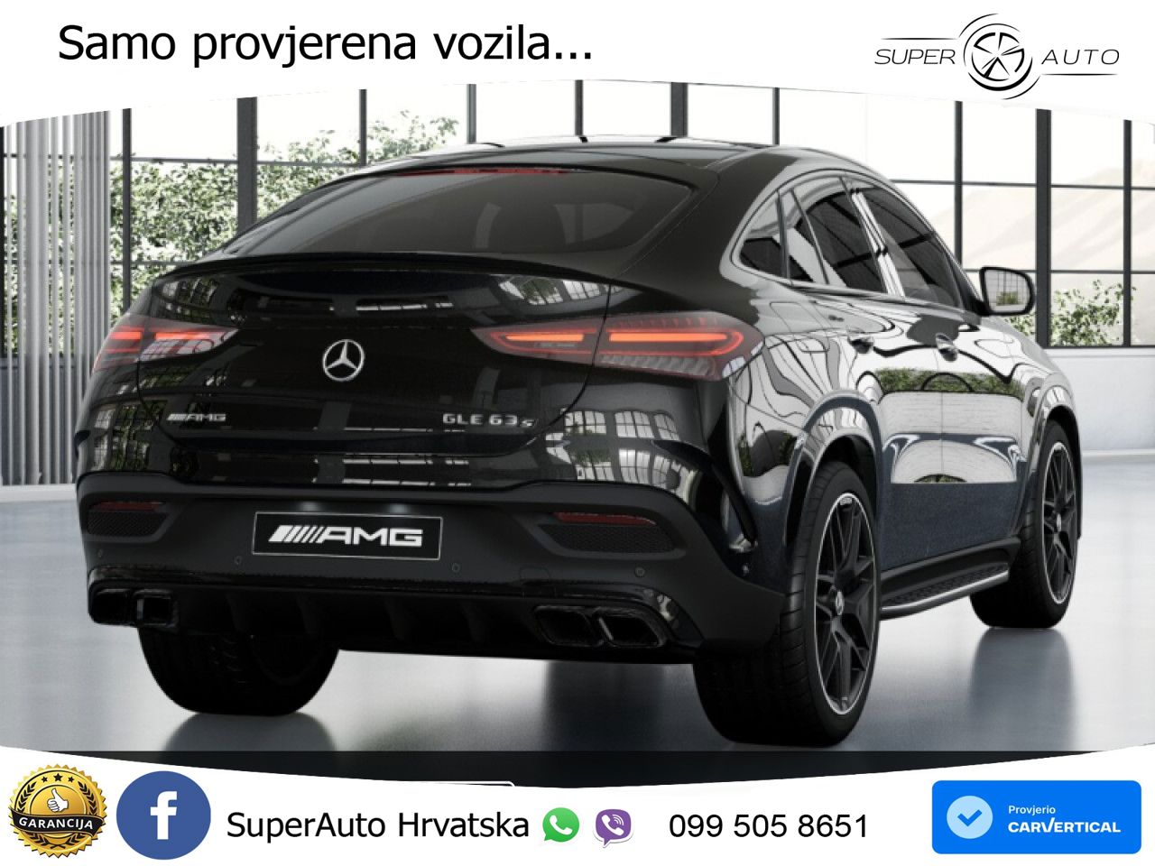 Mercedes AMG GLE 63 S V8 (612 KS) EQ Boost 4MATIC+ AMG SPEEDSHIFT TCT 9G LED+GR SJED+ACC
