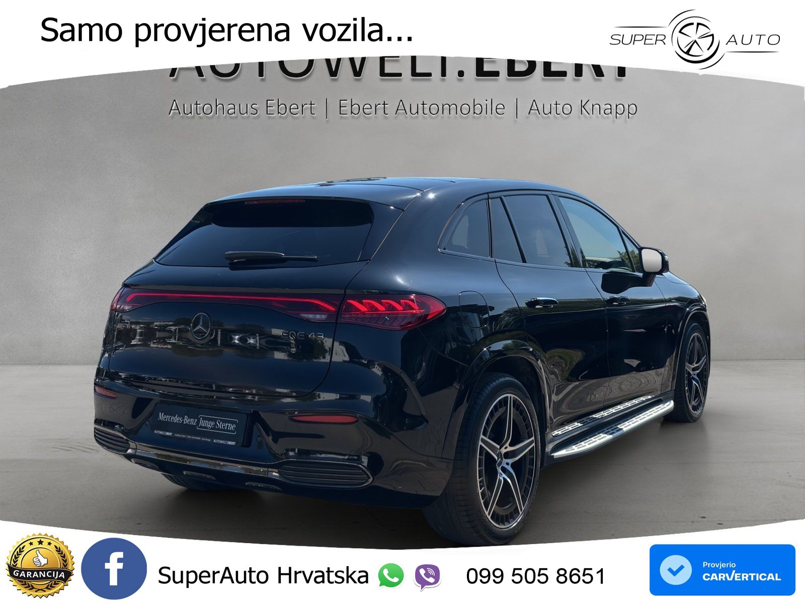 Mercedes EQE SUV AMG 43 100 kWh (476 KS) 4MATIC ACC+HEAD+GR SJED+360+PANO