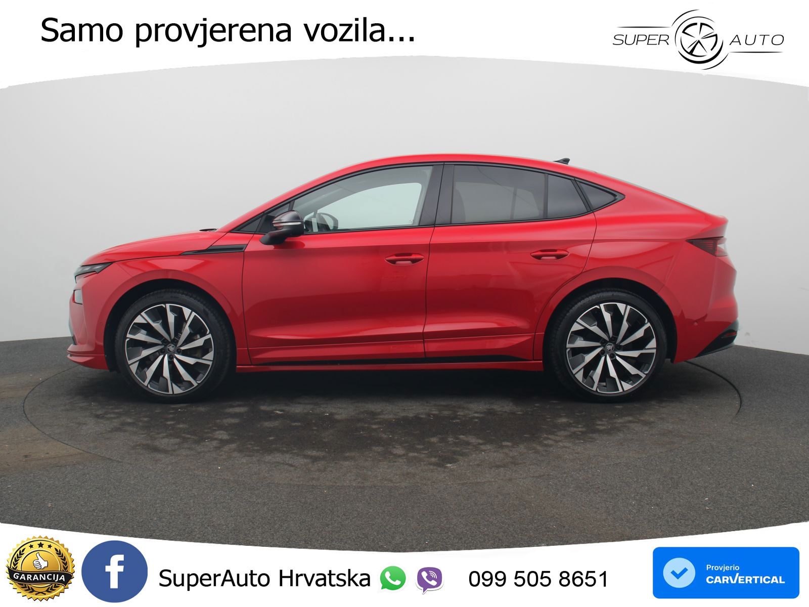 Škoda Enyaq Coupe iV 85 82 kWh (286 KS) SportLine LED+GR SJED+ACC