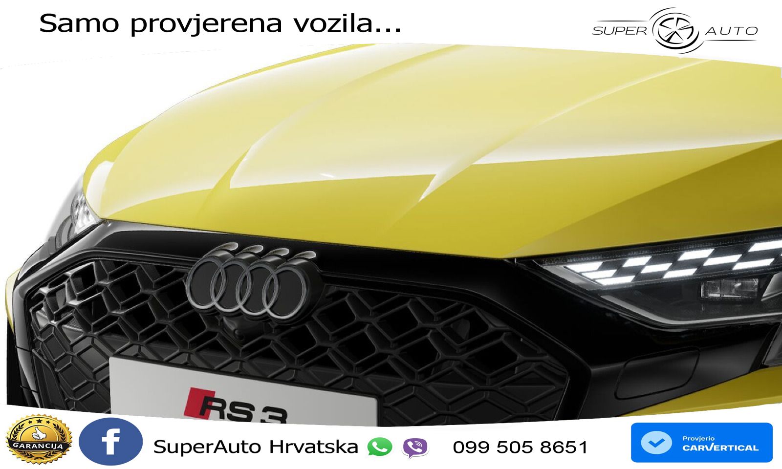 Audi RS3 Sedan 2.5 TFSI (400 KS) quattro S tronic LED+GR SJED+ACC
