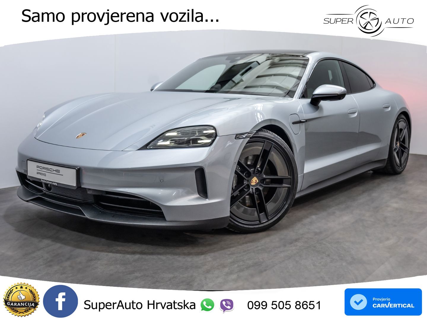 Porsche Taycan 4S 105 kWh (598 KS)