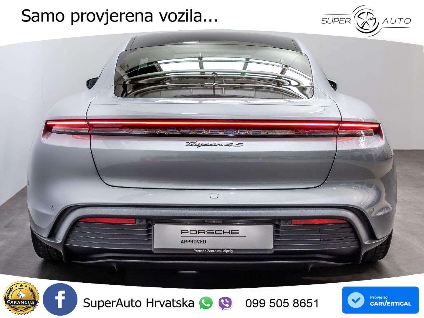 Porsche Taycan 4S 105 kWh (598 KS)