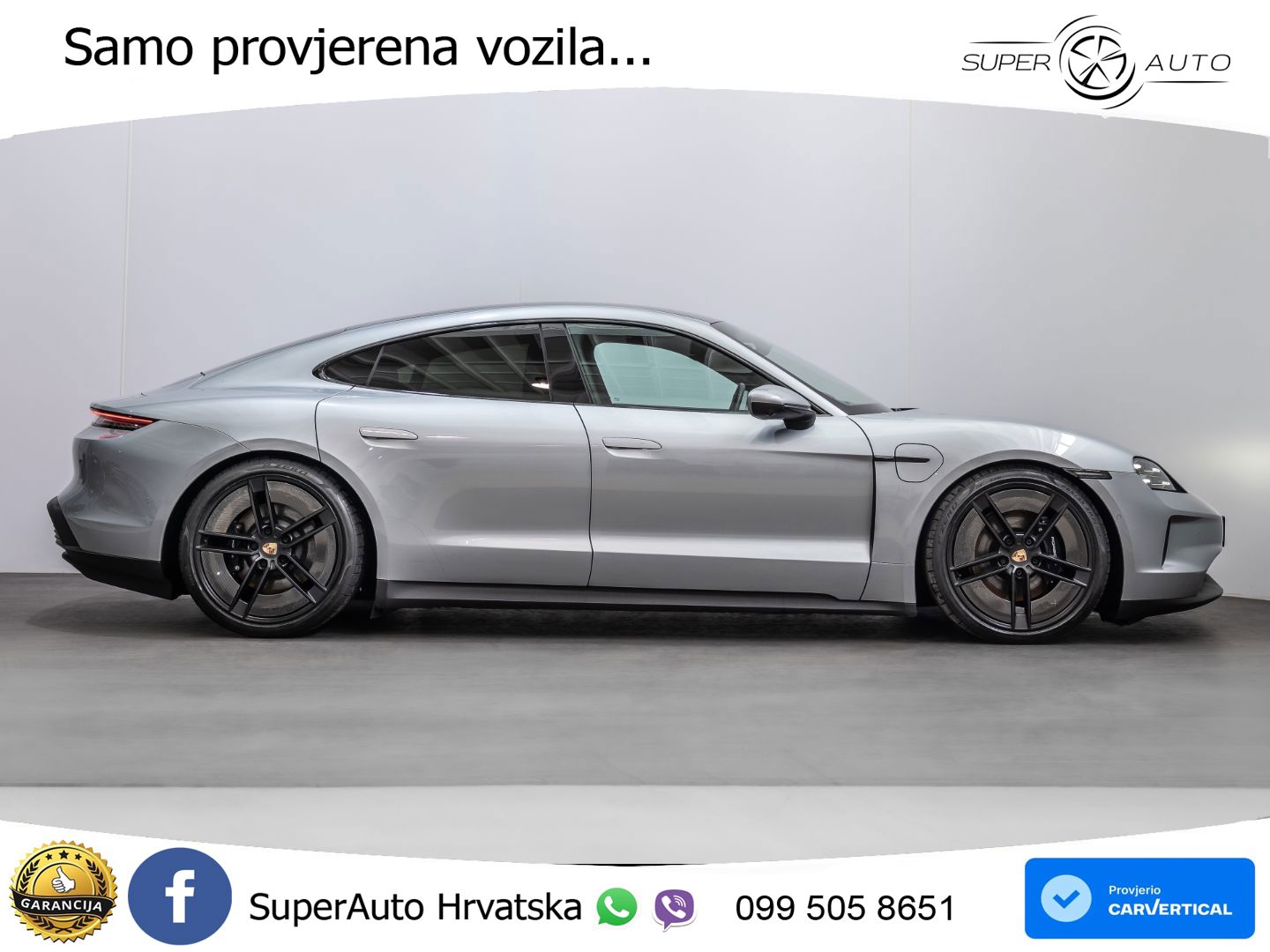 Porsche Taycan 4S 105 kWh (598 KS)