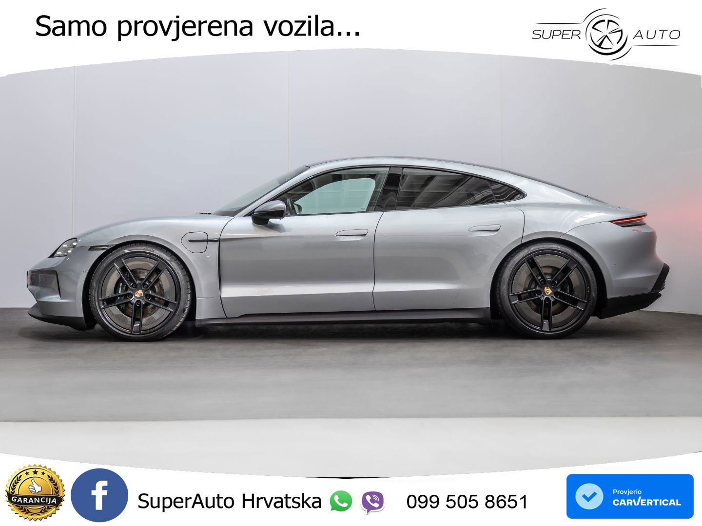 Porsche Taycan 4S 105 kWh (598 KS)
