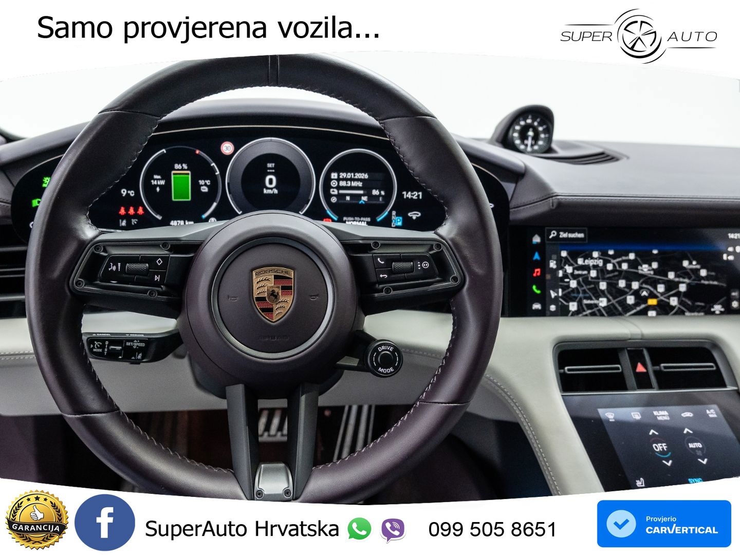 Porsche Taycan 4S 105 kWh (598 KS)