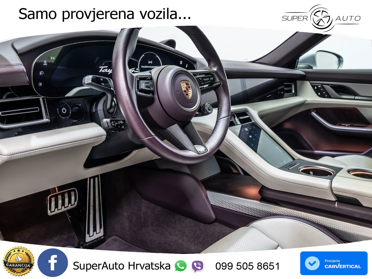 Porsche Taycan 4S 105 kWh (598 KS)