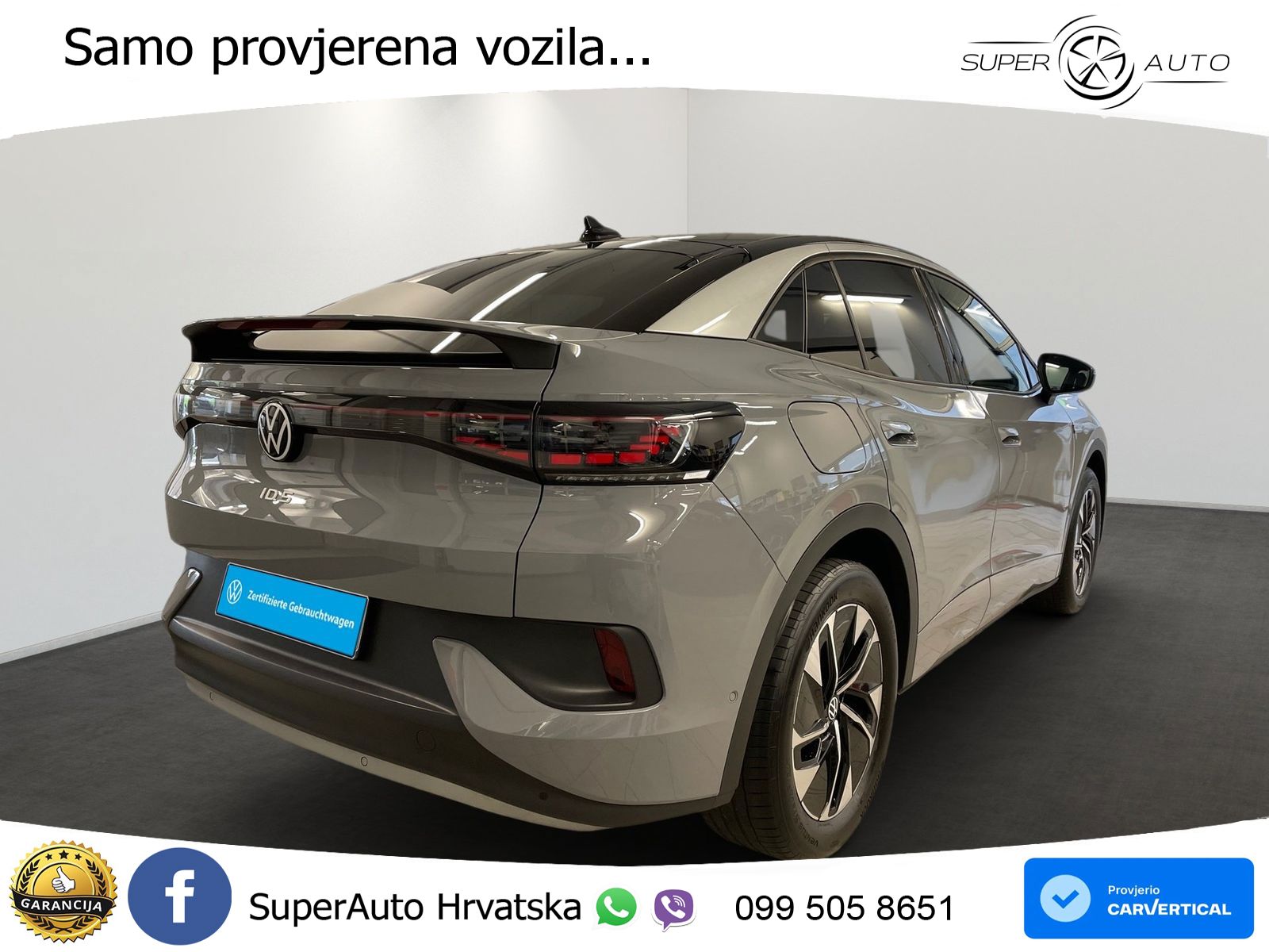 Volkswagen ID.5 Pro Performance 82 kWh (204 KS) LED+GR SJED+ACC
