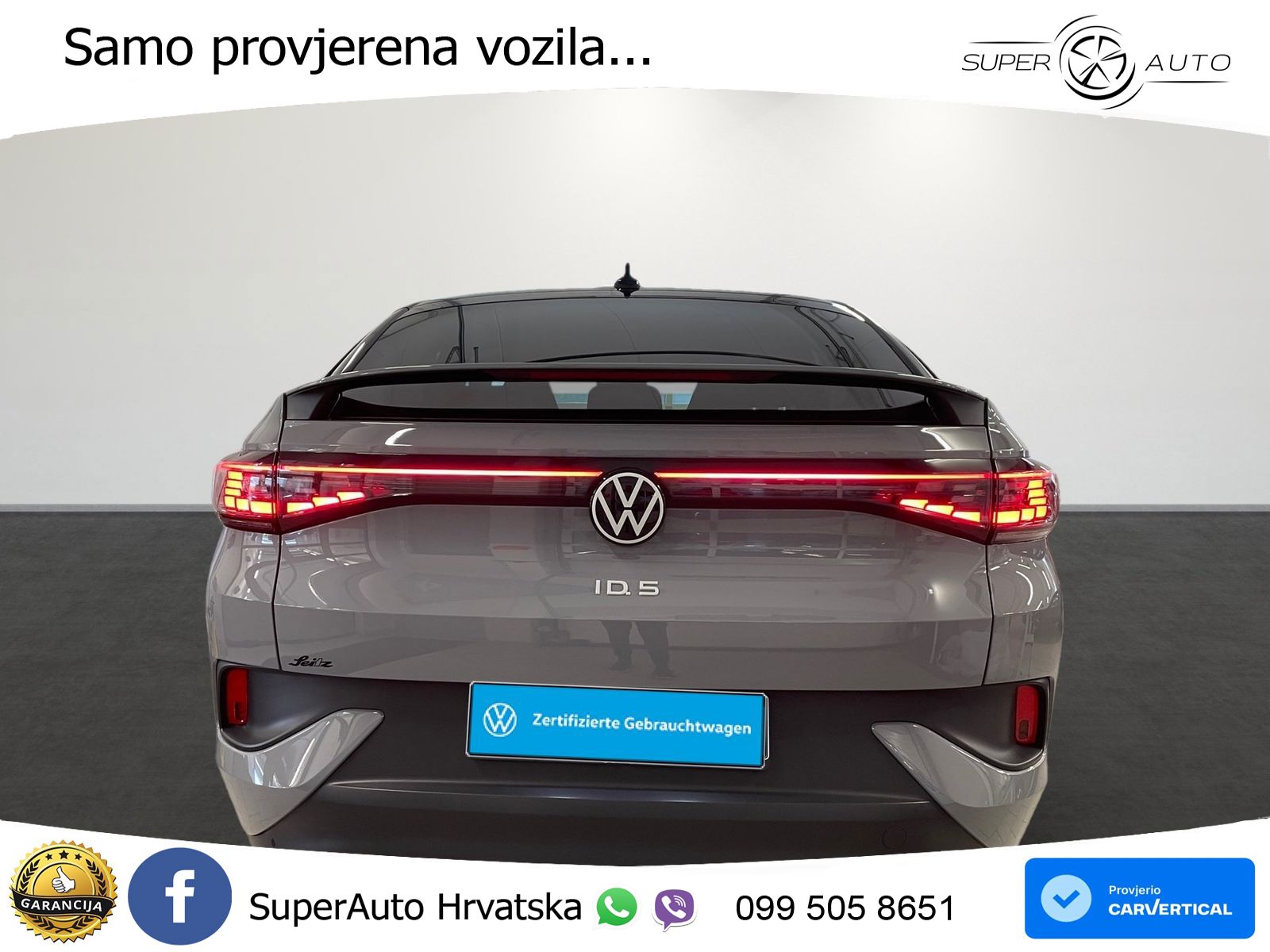 Volkswagen ID.5 Pro Performance 82 kWh (204 KS) LED+GR SJED+ACC