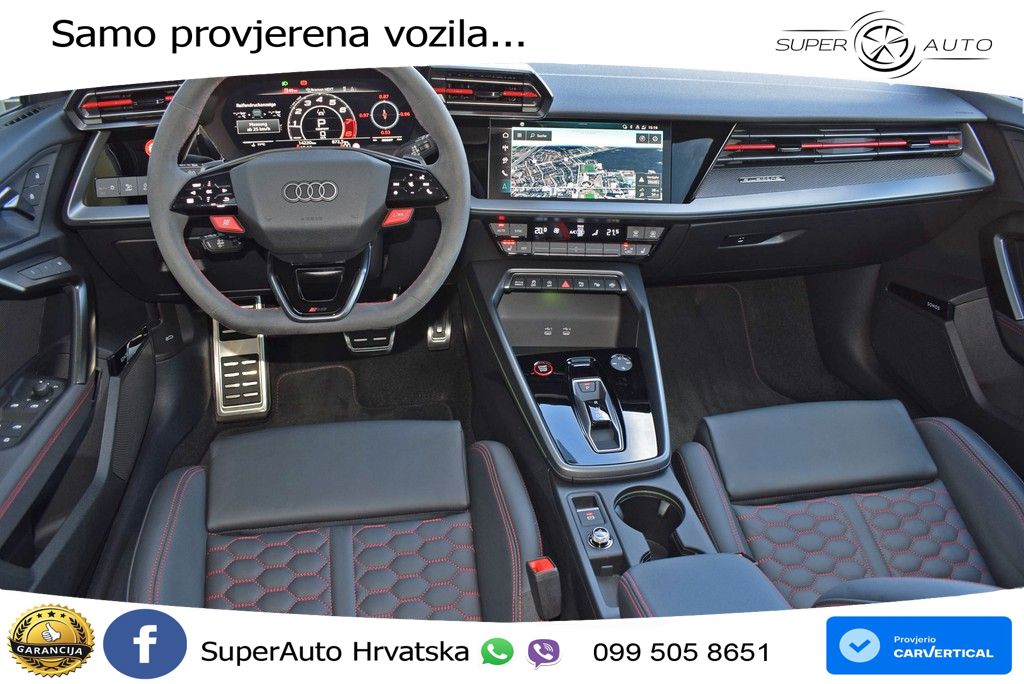 Audi RS3 Sedan 2.5 TFSI (400 KS) quattro S tronic LED+GR SJED+ACC