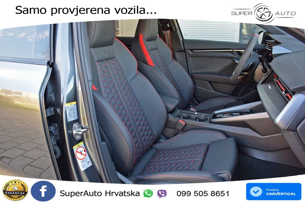 Audi RS3 Sedan 2.5 TFSI (400 KS) quattro S tronic LED+GR SJED+ACC