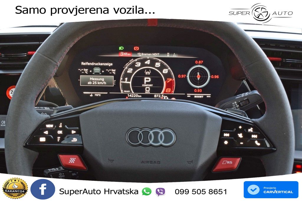 Audi RS3 Sedan 2.5 TFSI (400 KS) quattro S tronic LED+GR SJED+ACC
