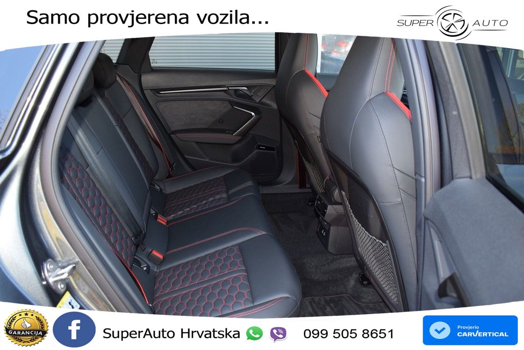 Audi RS3 Sedan 2.5 TFSI (400 KS) quattro S tronic LED+GR SJED+ACC