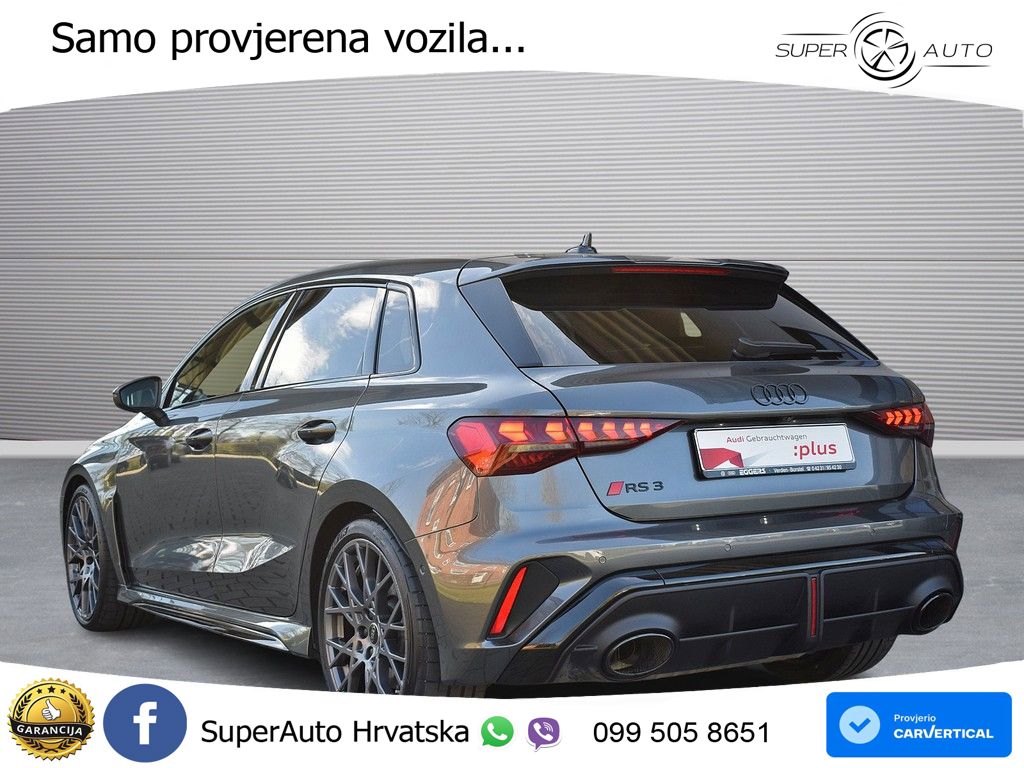 Audi RS3 Sedan 2.5 TFSI (400 KS) quattro S tronic LED+GR SJED+ACC