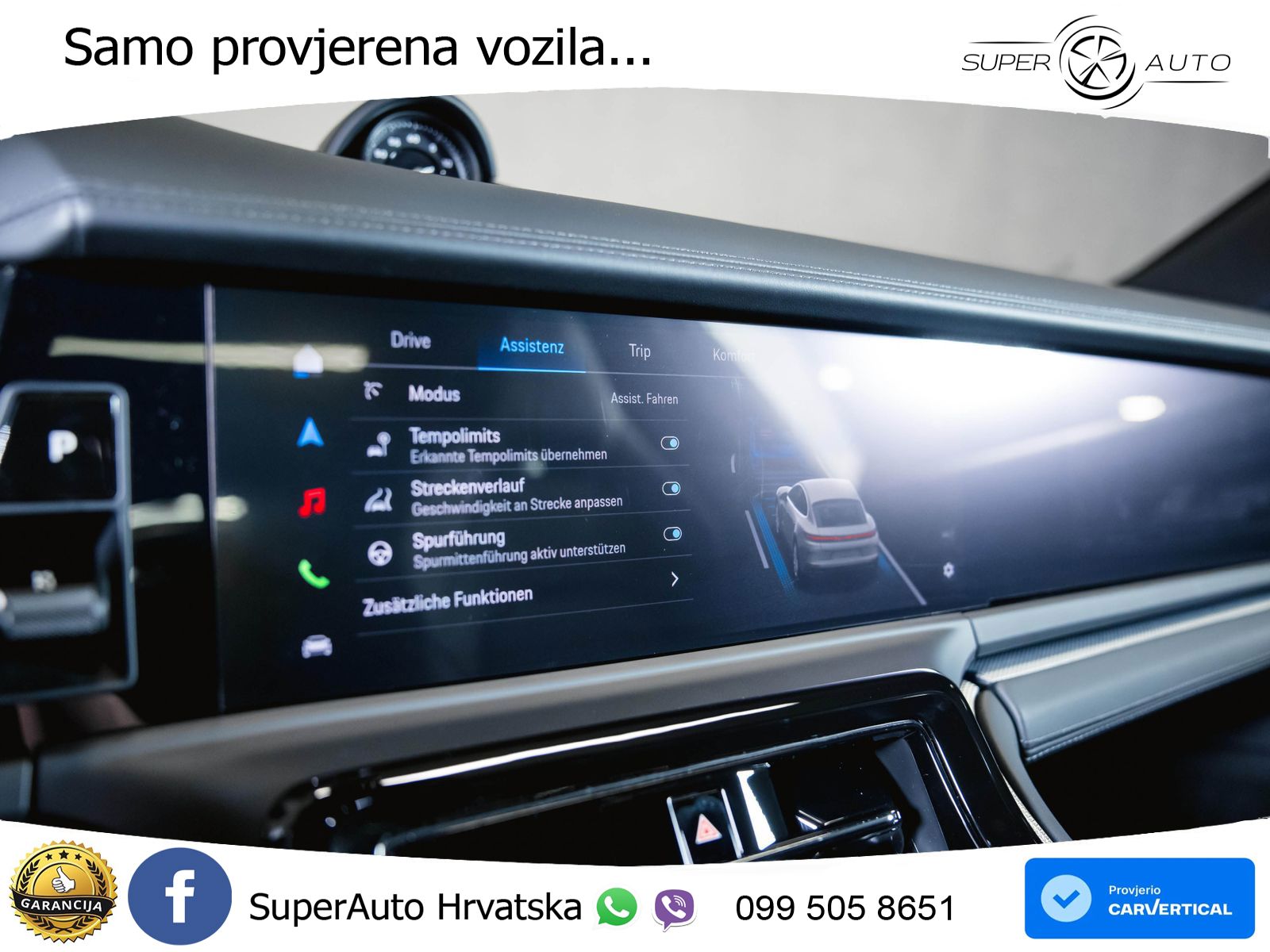 Porsche Panamera 4 2.9 V6 (470 KS) E-Hybrid PDK ZRAČNI+ACC+GR SJED+KAM+PANO