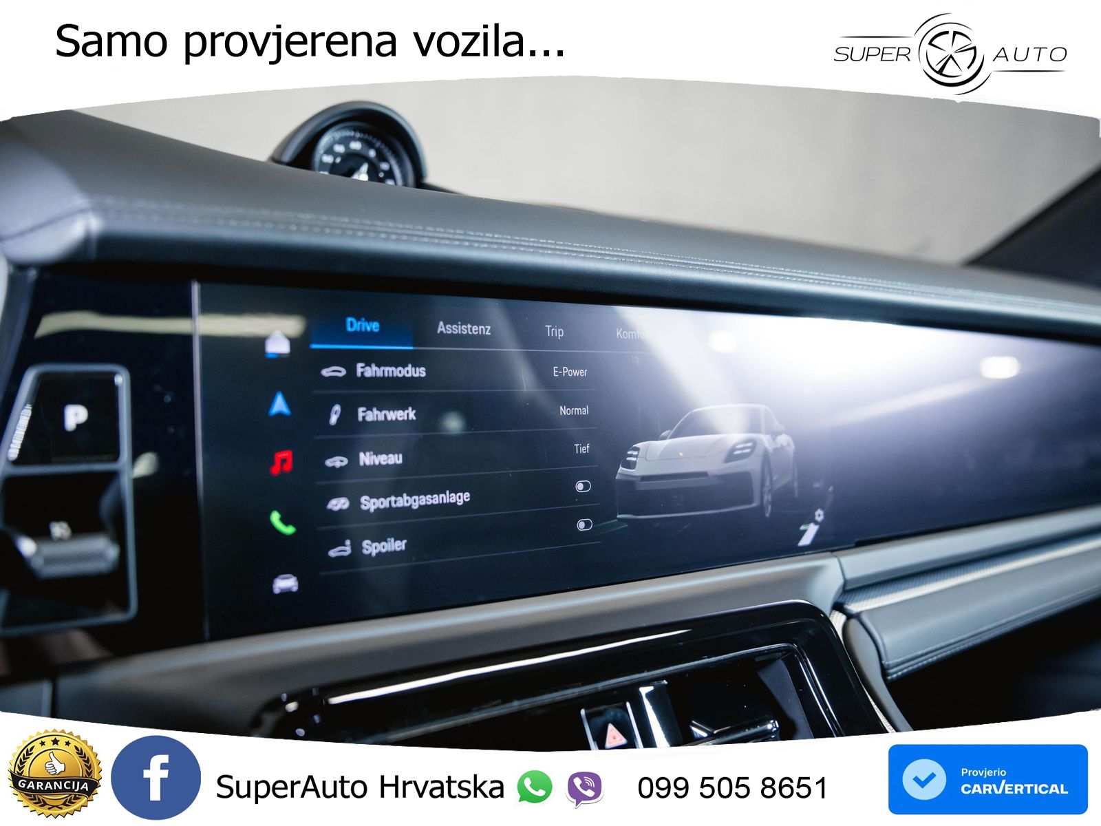 Porsche Panamera 4 2.9 V6 (470 KS) E-Hybrid PDK ZRAČNI+ACC+GR SJED+KAM+PANO